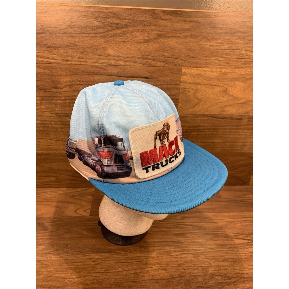 Mack Trucks AOP Semi-Truck Print Embroidered Patch Snapback Hat Louisville USA